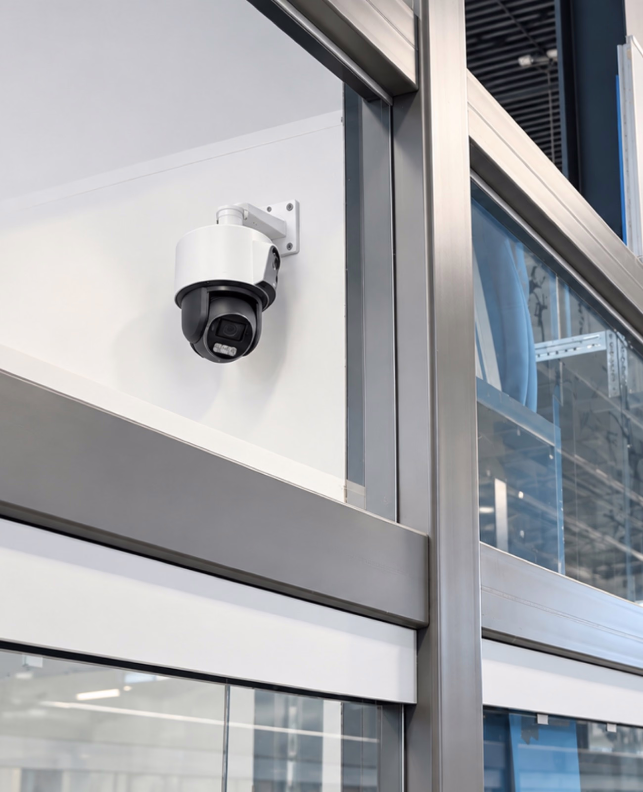 Commercial security camera installation for a business in Brampton
