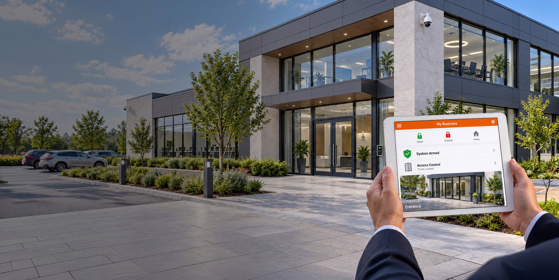 Commercial alarm system installation in Toronto