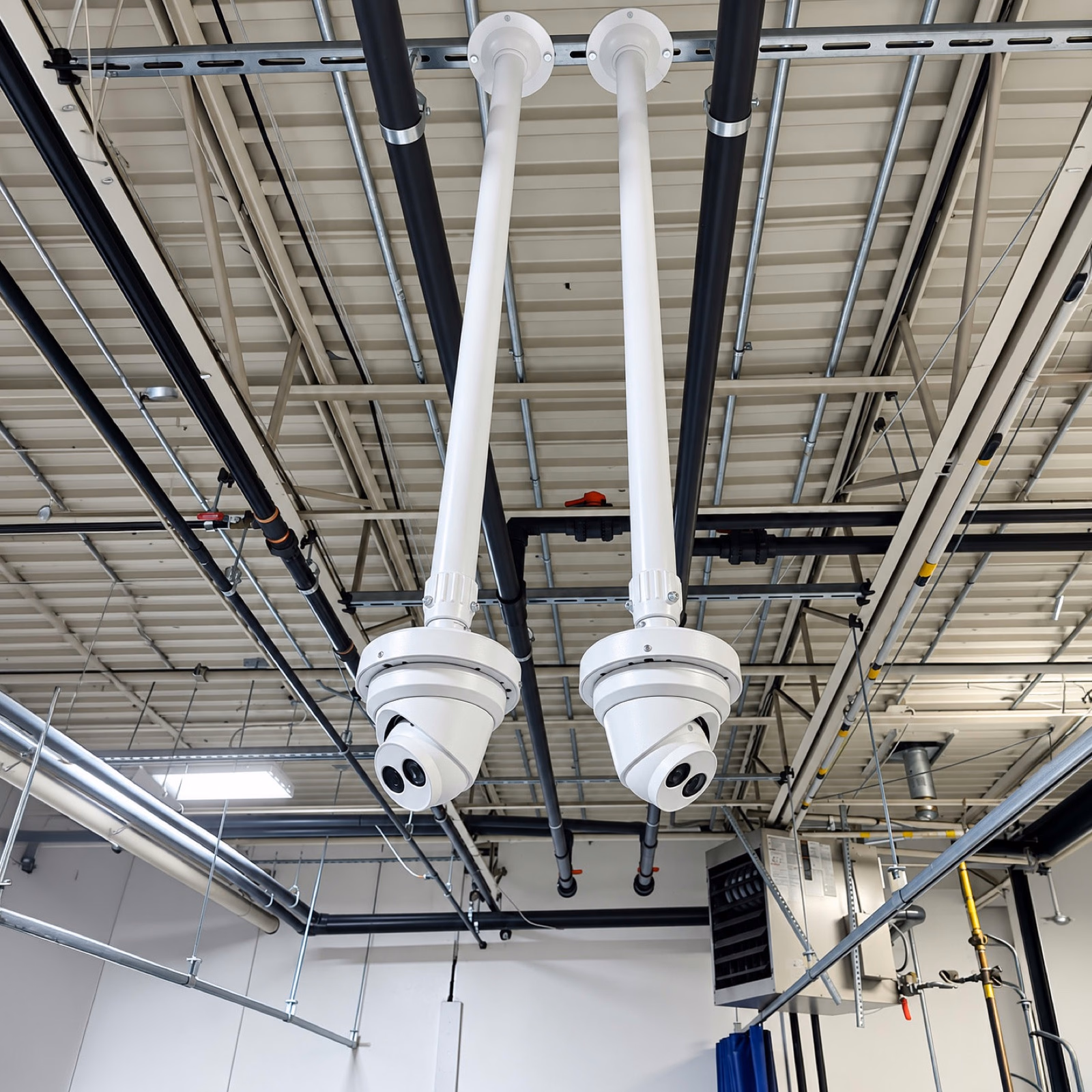 Commercial security cameras installed at an Etobicoke property