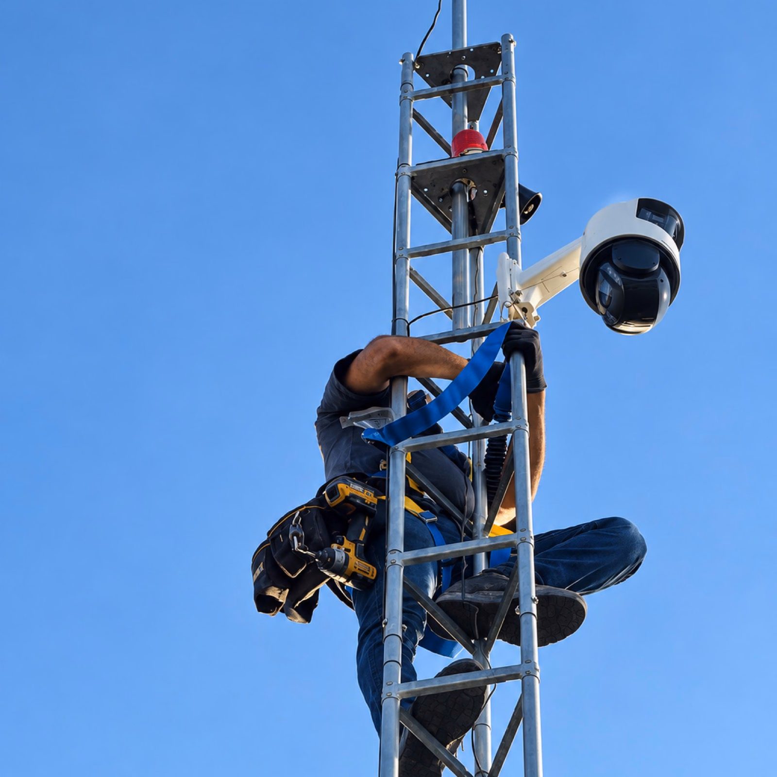 Commercial security camera installation in Markham