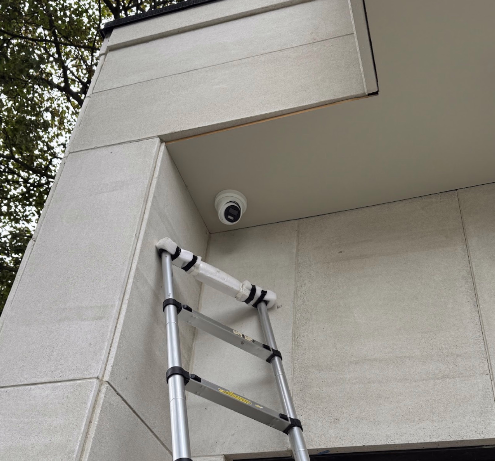 Security camera installed at a Markham property
