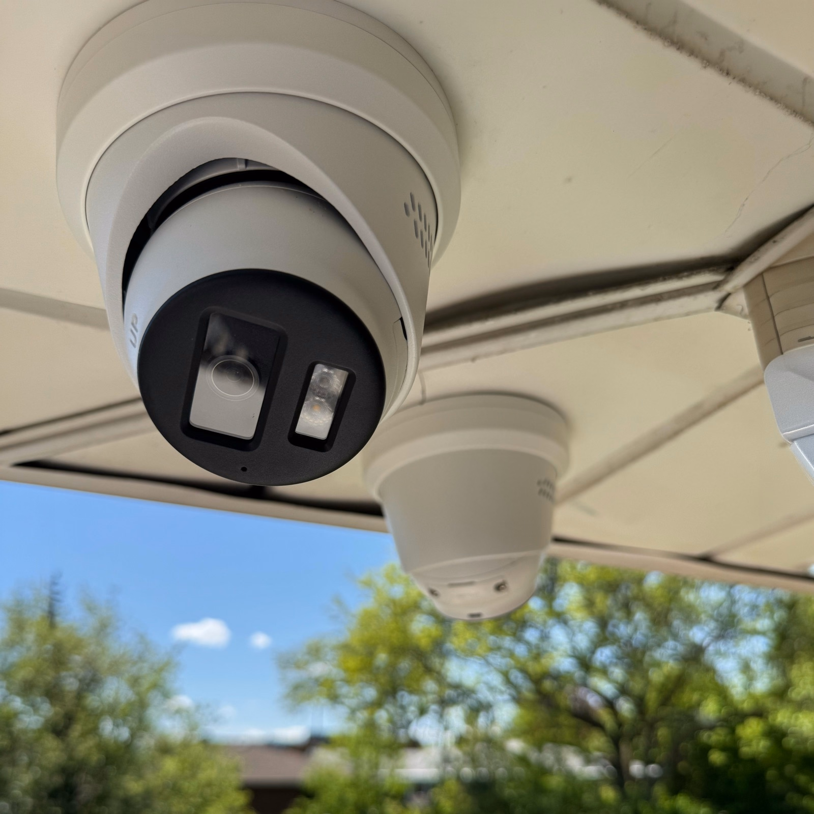 Security cameras installed around a Mississauga residential property