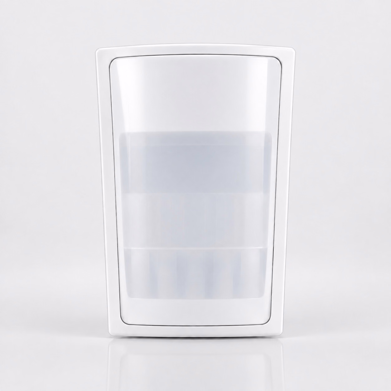 White wall-mounted motion detector