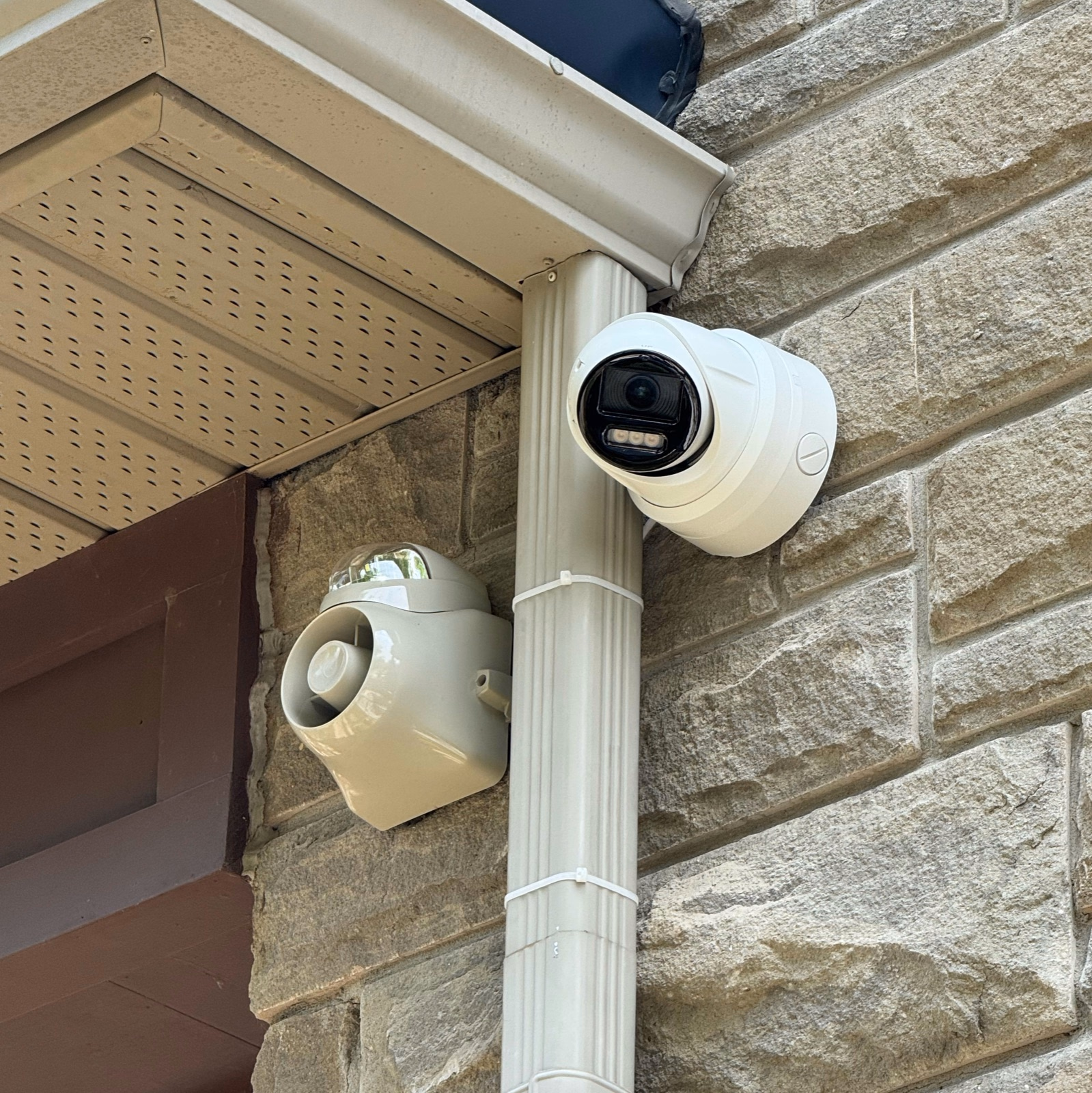 Security camera installation at a residential and commercial property