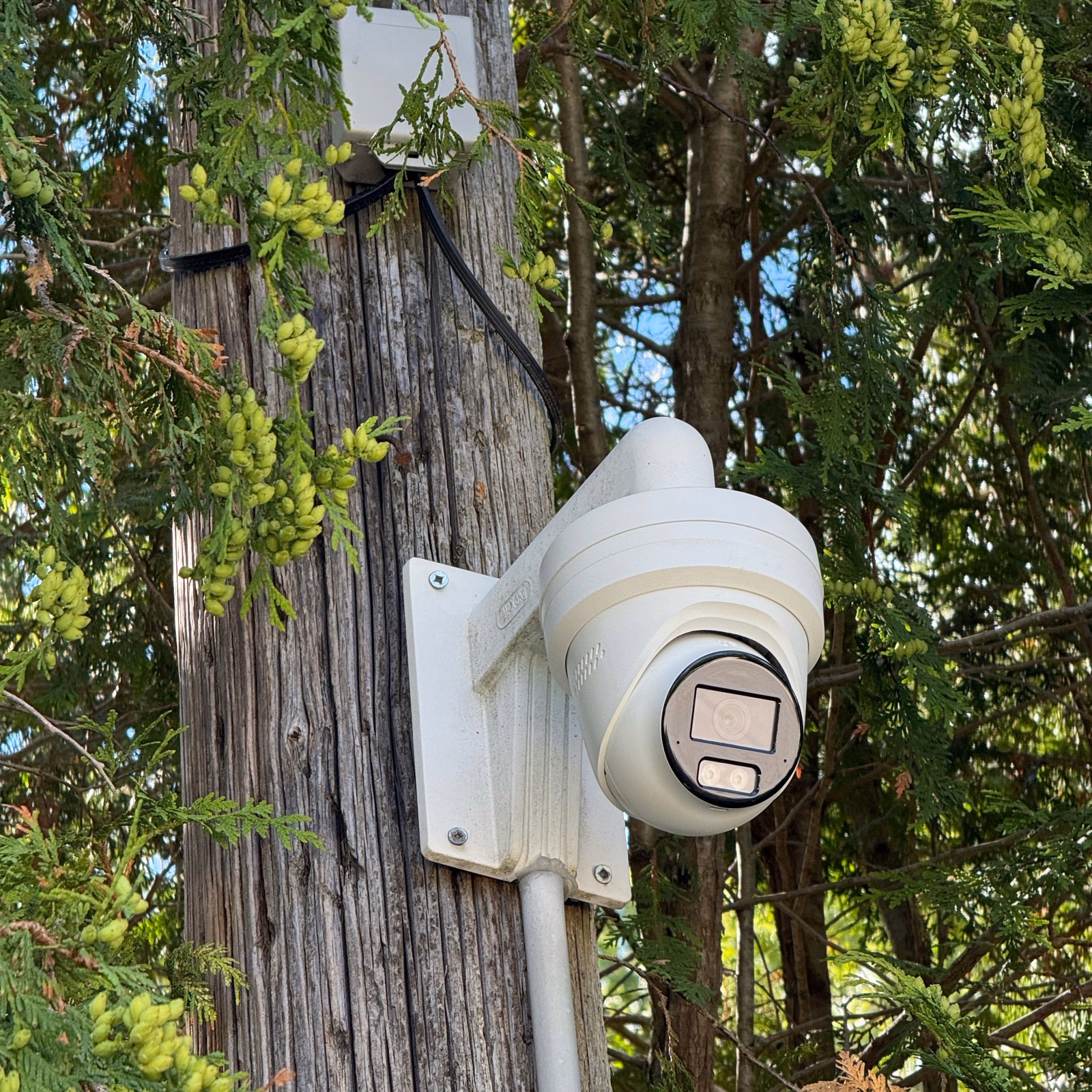 Home security camera at a residential property in Oakville